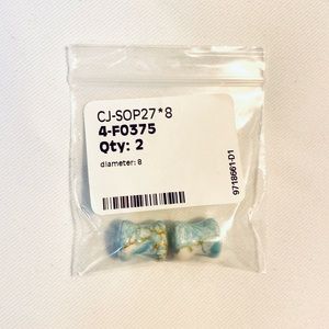 Double Flared, Stone Plugs/Spacers - Size 0, (8mm)